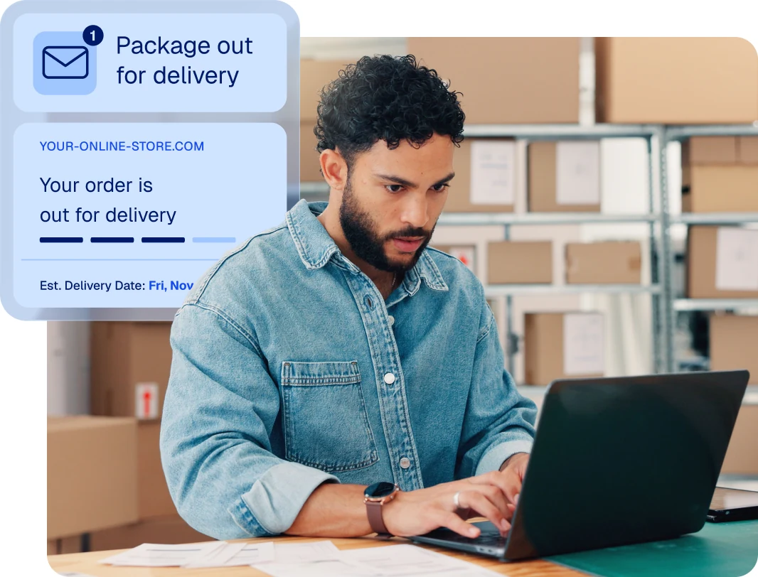 CWILL branded order tracking page