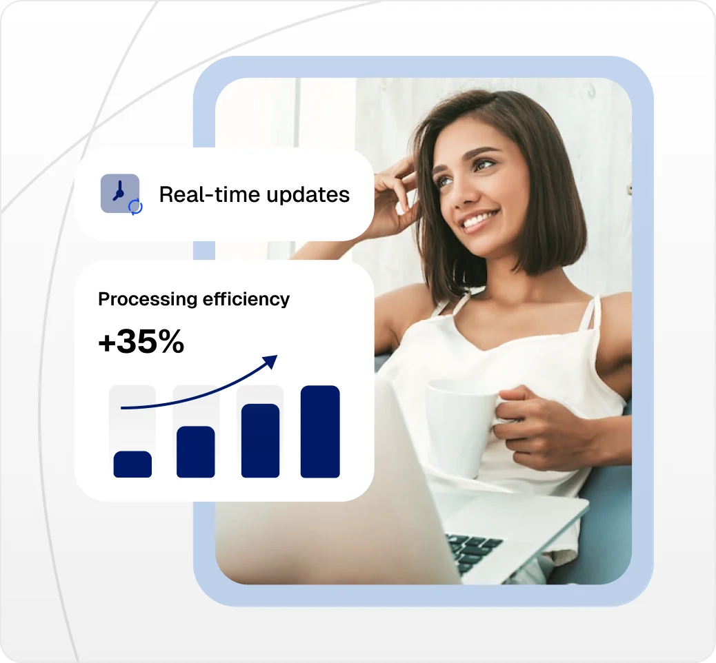 Real-time return updates improve processing efficiency