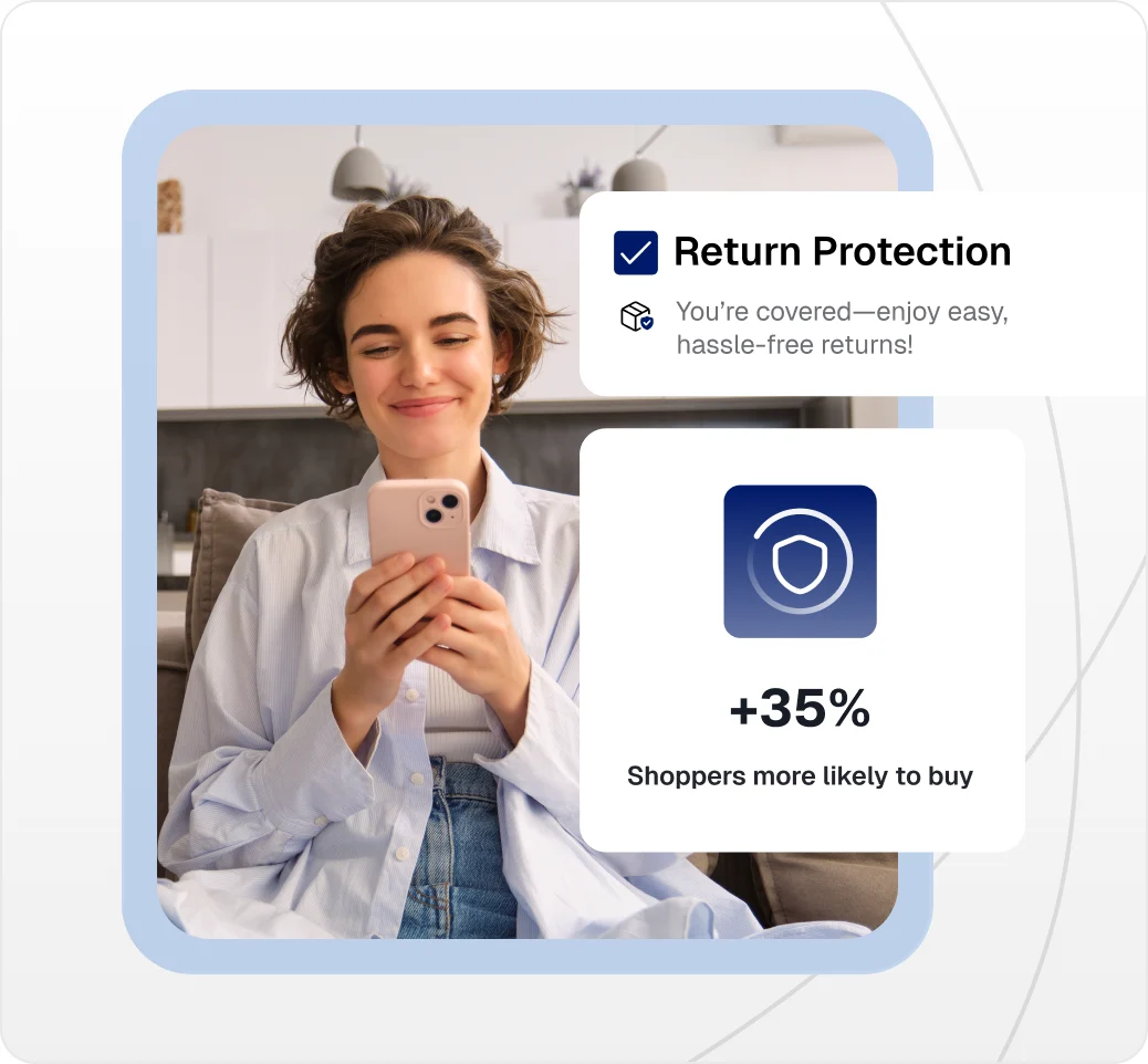 Return protection makes shoppers more likely to buy, as it promises hassle-free returns