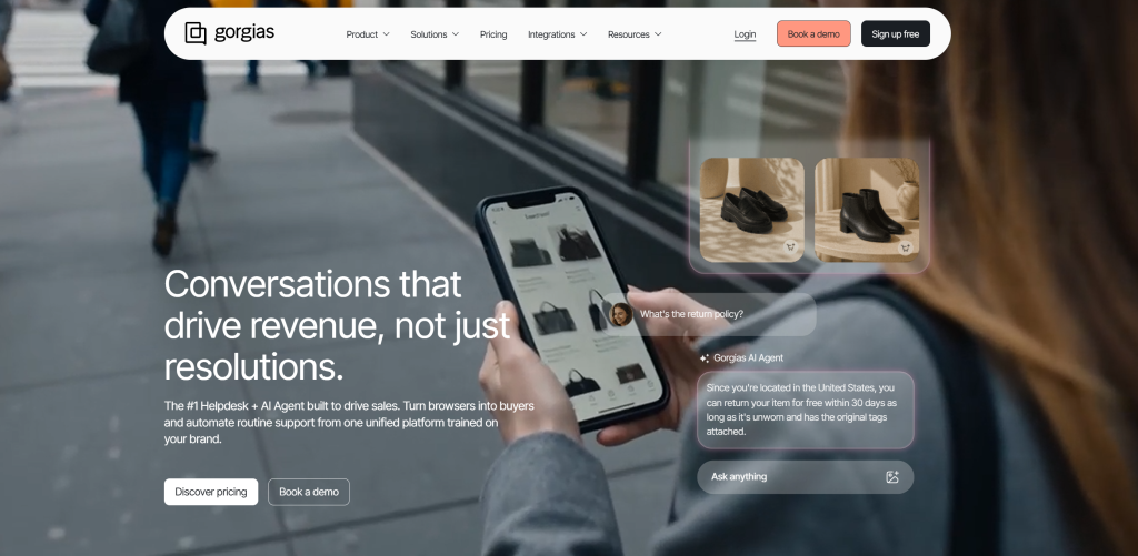 Gorgias: AI, Helpdesk & Chat