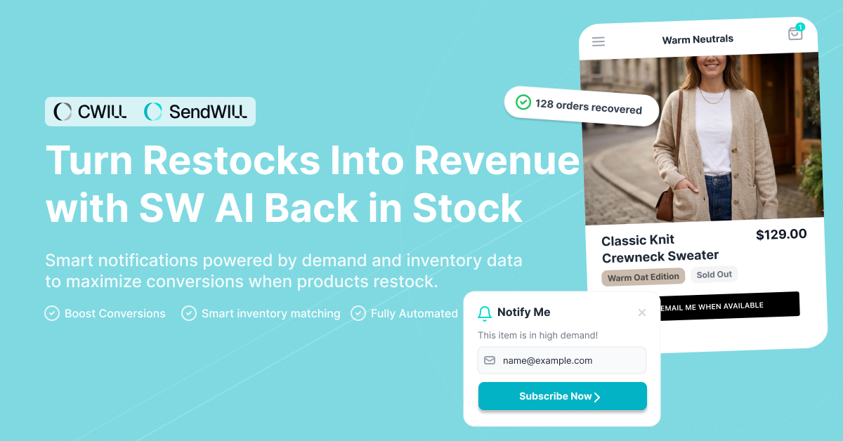 SendWILL Back in Stock: AI Stock Alerts for Revenue Growth