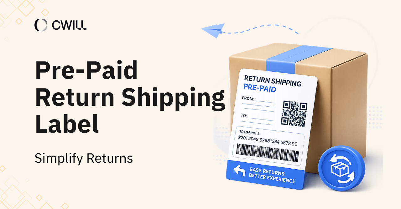 Prepaid return shipping labels