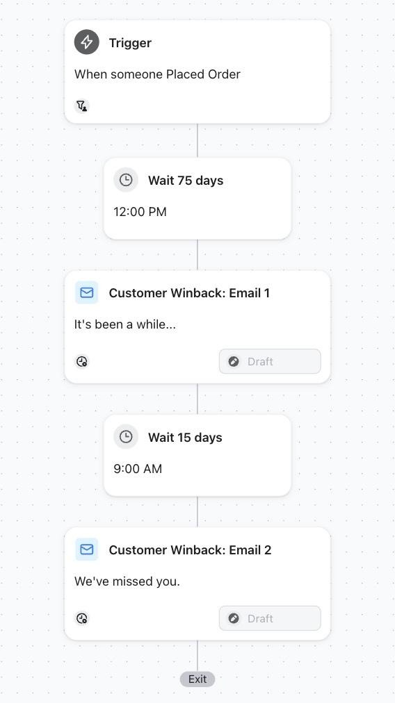 Customer Win-Back Flow