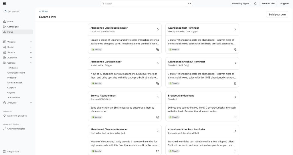 Klaviyo Email Automation and Flows