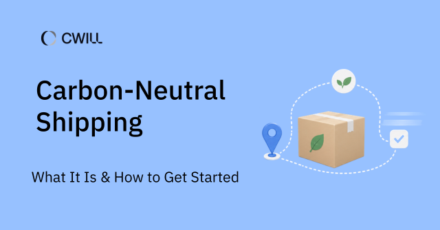 Carbon Neutral Shipping